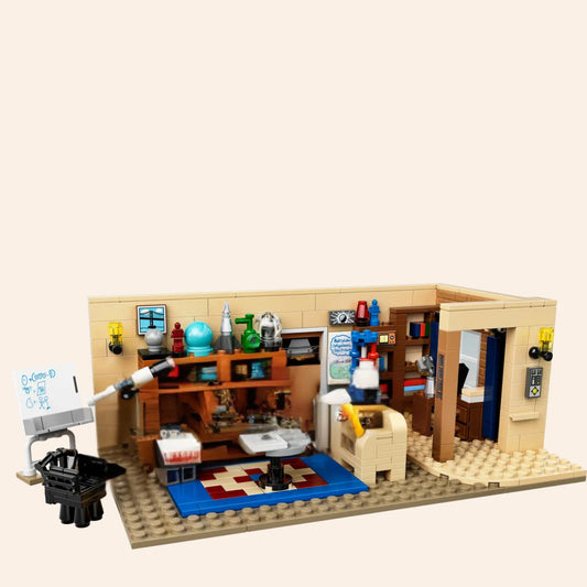 NEW Big Bang Theory Apartment Building Blocks Set 484 pcs 7 FIGS Ideas Adults