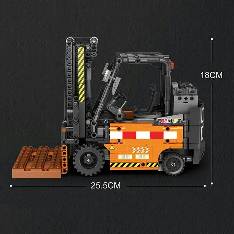 Tech MOC RC Motorized Forklift Truck Bricks Toys 22002
