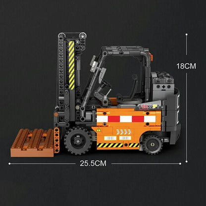 Tech MOC RC Motorized Forklift Truck Bricks Toys 22002