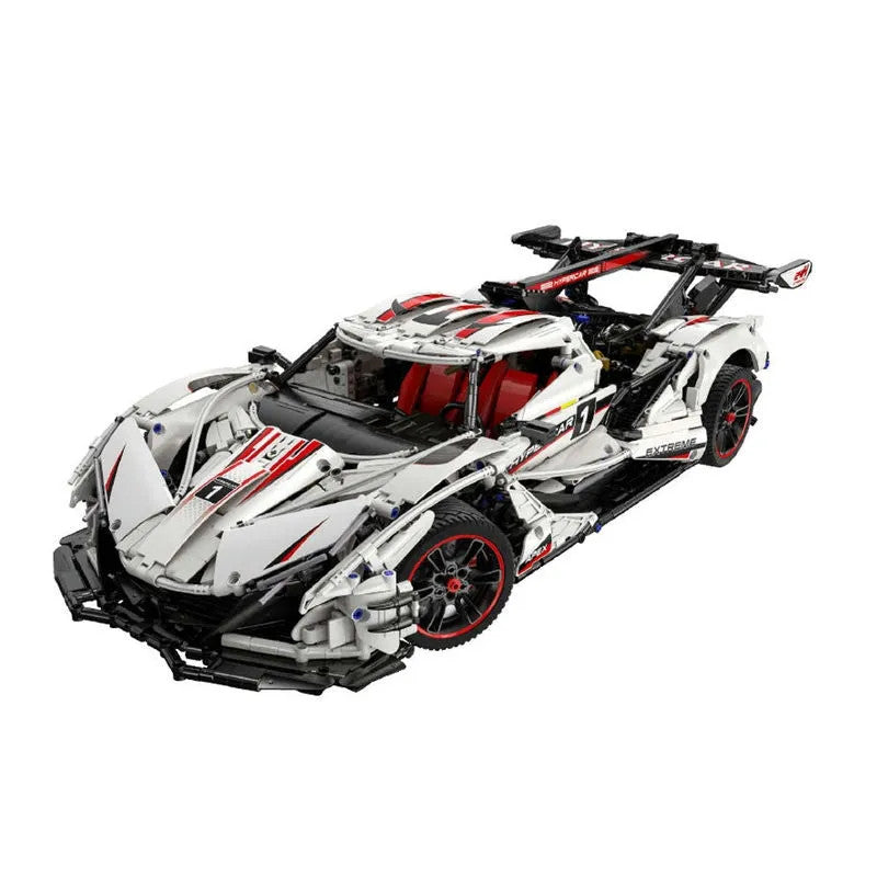 Tech MOC RC Motorized Apollo IE Racing Car Bricks Toy 61053