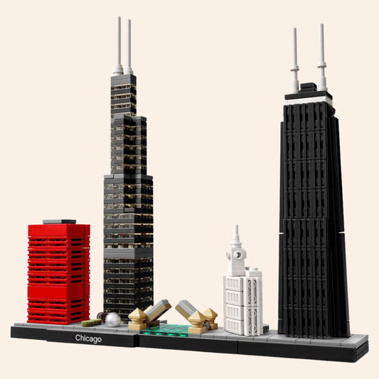 NEW Chicago Skyline Architecture Building Blocks Set 444 pcs Unbranded City