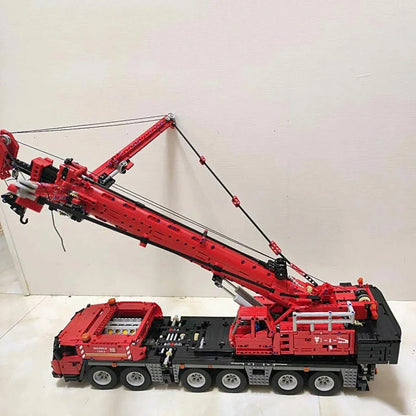 Tech MOC RC Heavy GMK Mobile Crane Truck Bricks Toy 17013