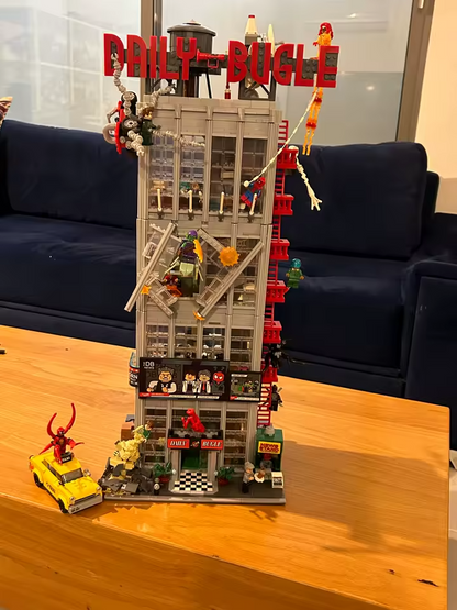 NEW ALT Daily Bugle Super Heroes 3,772 Pcs Building Toy Blocks Set WITH ALL FIGS