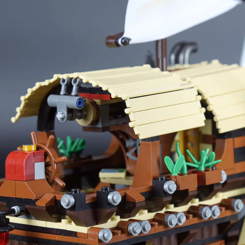 Movie Creative MOC Ninjago Destiny Bounty Ship Bricks Toy