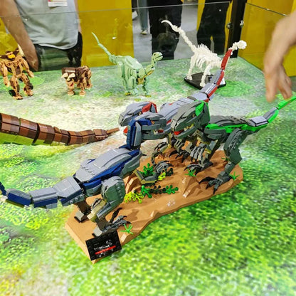 MOC Dinosaur World Velociraptor Bricks Toys 611003