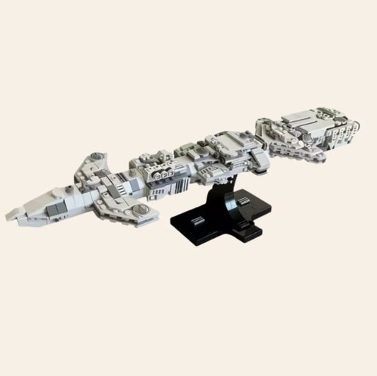 NEW Space Cruiser Building Blocks Set Model Adults MOC Spaceship Sci-Fi Star