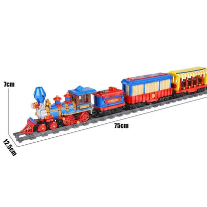 Tech MOC APP Motorized RC Dream Train Bricks Toy 12004