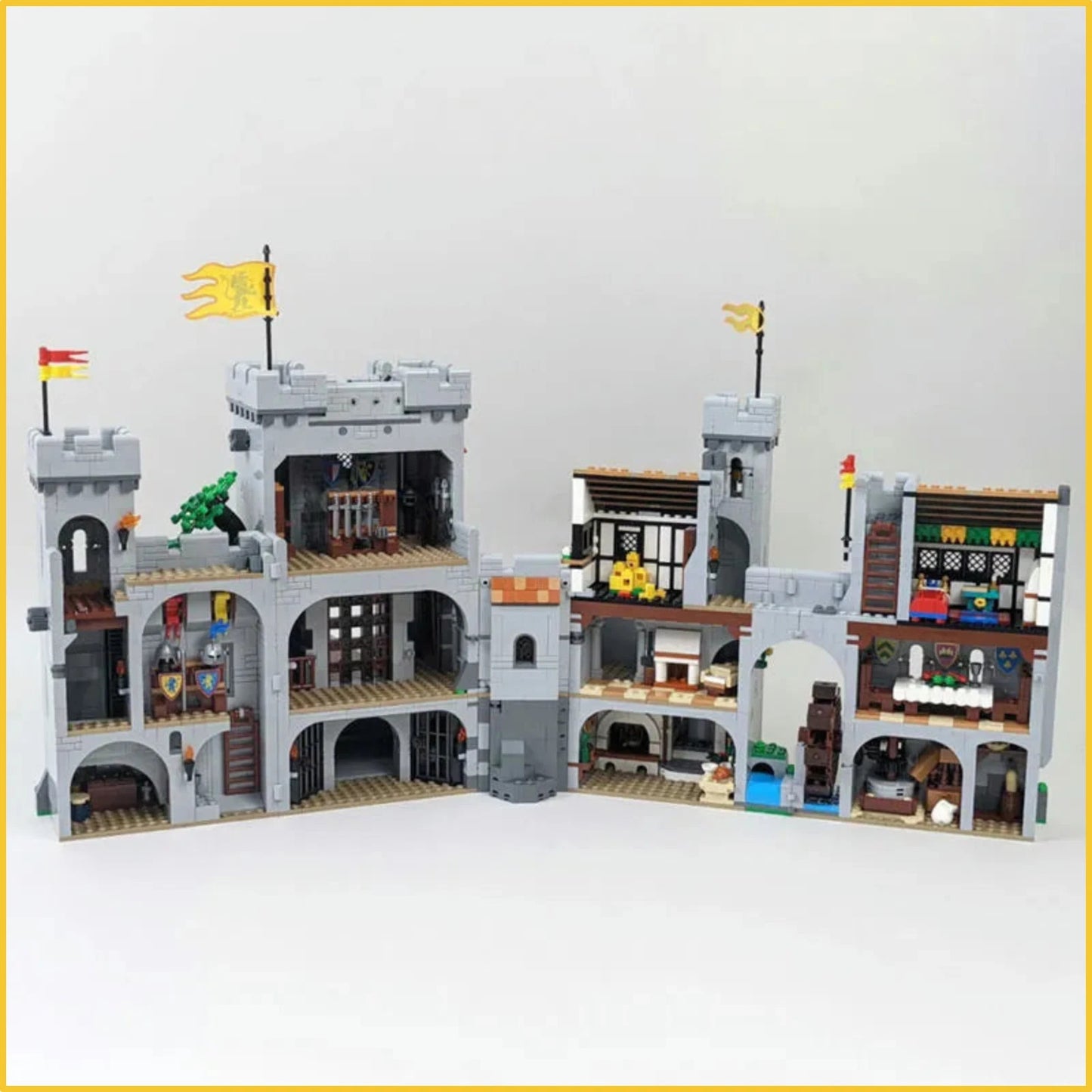 NEW 4514 PCS Lion Knights Castle Unbranded Medieval Fortress Building Set