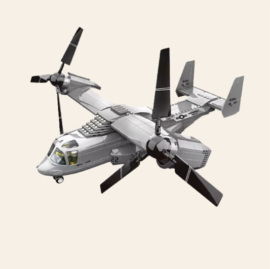 NEW VTOL Aircraft Building Set Bricks Toy Gift - FREE SHIP