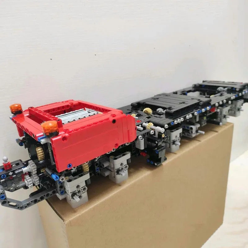 Tech MOC RC Heavy GMK Mobile Crane Truck Bricks Toy 17013