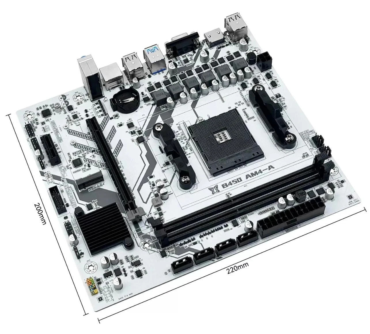 MACHINIST B450 Motherboard AMD Processor Dual-channel DDR4 Memory AM4 Mainboard