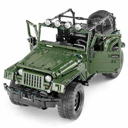 MOC Expert Wrangler Off Road Car SUV Bricks Toys 13124