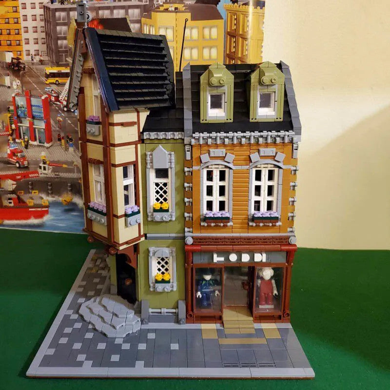 MOC Creator Expert City Corner Mall Store Bricks Toy 0919