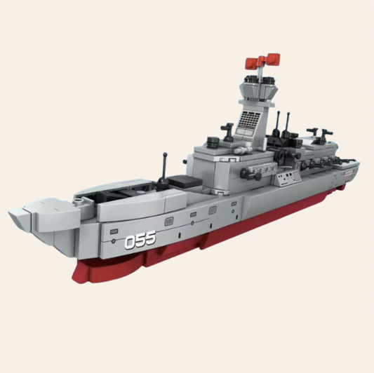 NEW Missile Destroyer Ship Building Blocks Set Model Adults MOC Navy Warship