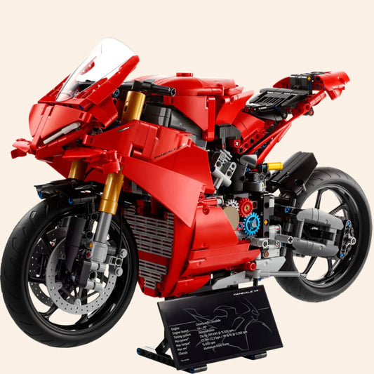 NEW Ducati Panigale V4 S Motorcycle Building Blocks Set 1603 pcs Technic Adults