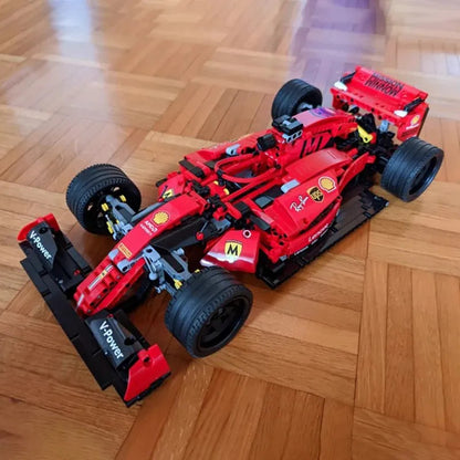 MOC Tech Red F1 Alternate Racing Car Bricks Toy 023005
