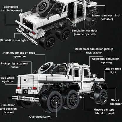 Tech MOC Off-Road SUV LAND CRUISER AMG Bricks Toys