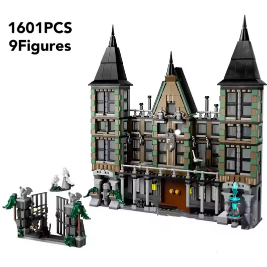 NEW UNBRANDED 76453 MOC Harry Potter Malfoy Manor Building Blocks Set Gift Toy
