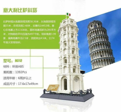 MOC Architecture Leaning Tower Of Pisa Bricks Toy