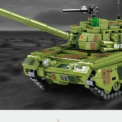 MOC Military WW2 TYPE 96 Main Battle Tank Bricks Toys