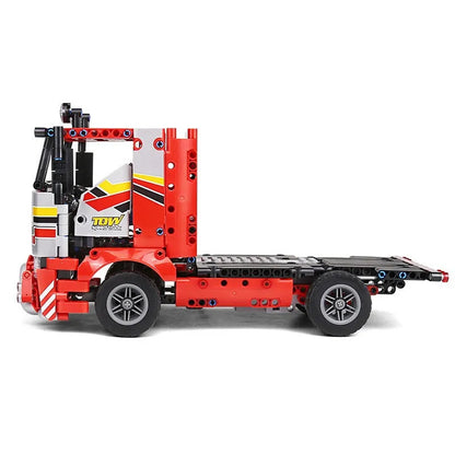 Tech MOC RC Motorized Transport Truck Bricks Toy 15003