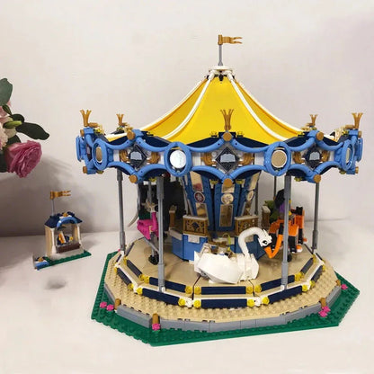 MOC 15036 Creator Expert Motorized Carousel Bricks Toy