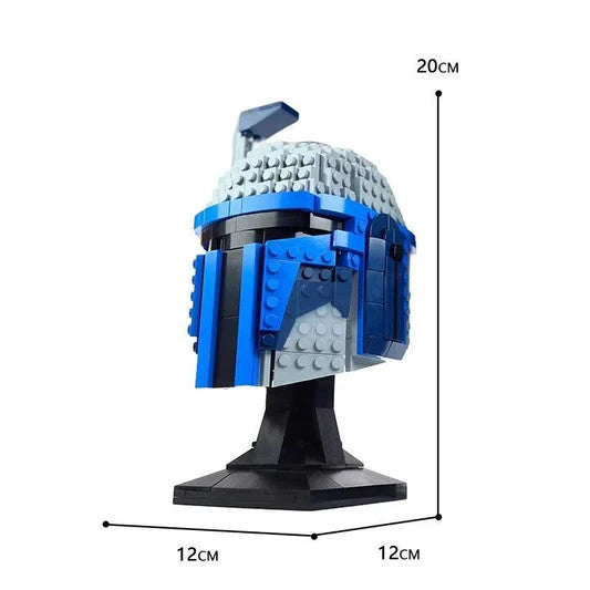 NEW 578PCS Star Wars Jango Fett Helmet Bust Building Blocks Display Set