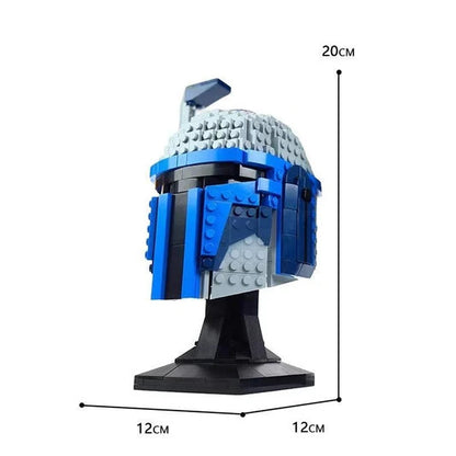NEW 578PCS Star Wars Jango Fett Helmet Bust Building Blocks Display Set