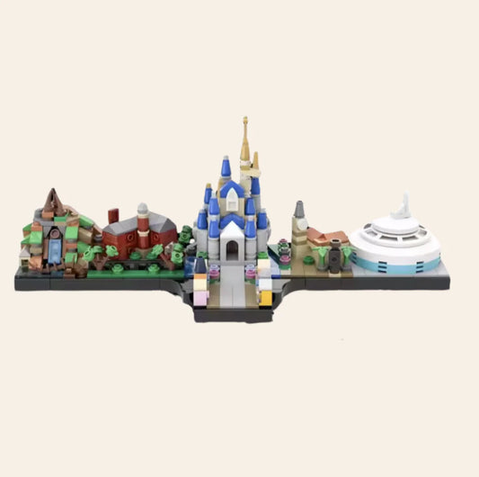 NEW Magic Theme Park Fantasy Building Blocks Set Model Adults MOC Display Kids