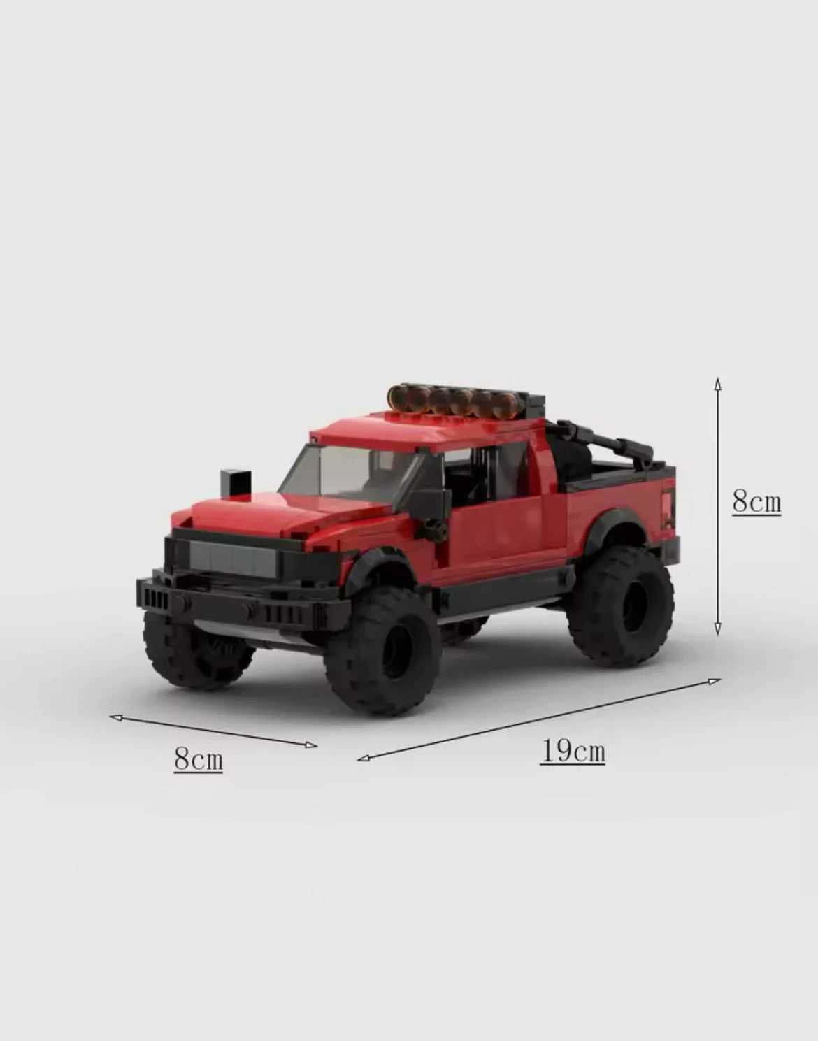 NEW Off-Road Truck Building Blocks Set Model Adults MOC 4x4 Offroad Vehicle