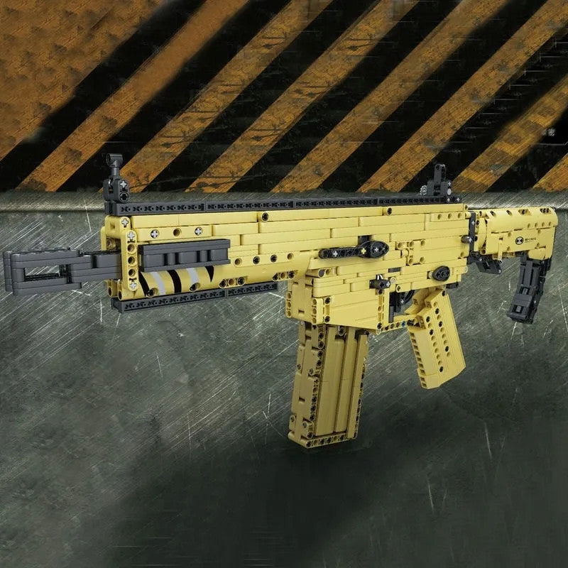 MOC 14015 Military Scar Assault Rifle Gun Bricks Toys