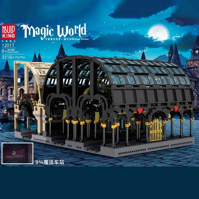 City Creator Expert Magic Train Station Bricks Toy 12011