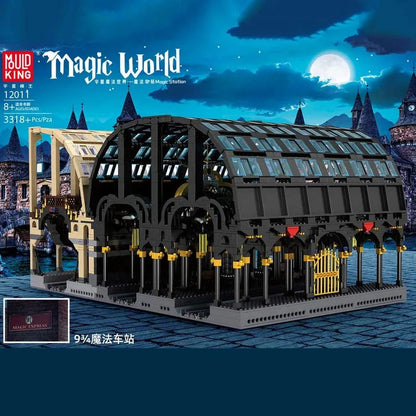 City Creator Expert Magic Train Station Bricks Toy 12011