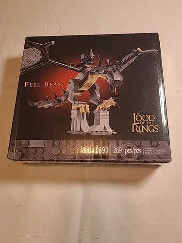 SEALED Custom MOC Lord of the Rings Fell Beast and Rider like 40693 Building Set