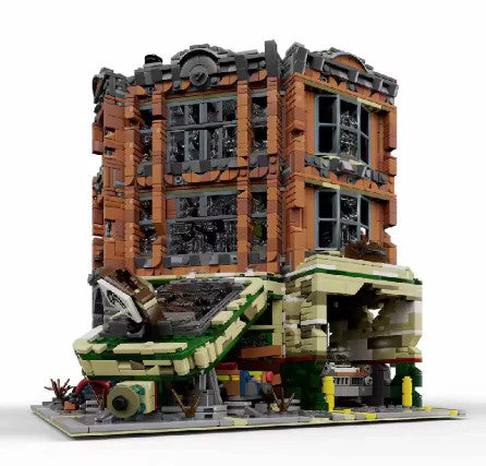 NEW Apocalyptic Garage Building Blocks Set Model Adults MOC Zombie Survival