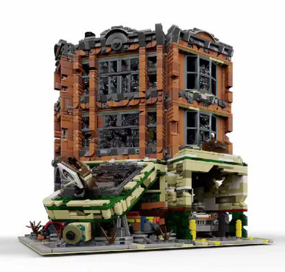 NEW Apocalyptic Garage Building Blocks Set Model Adults MOC Zombie Survival