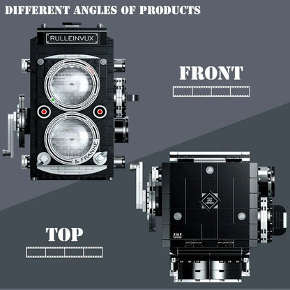 MOC Ideas Vintage Digital Retro Camera Bricks Toy 00847