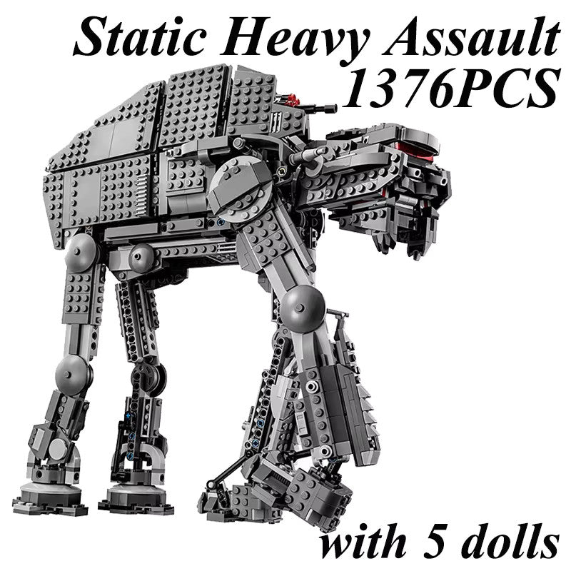 NEW 1406 PCS All Terrain Armored Walker Heavy Transport Building Block Set