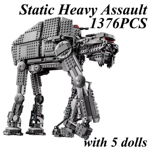 NEW 1406 PCS All Terrain Armored Walker Heavy Transport Building Block Set
