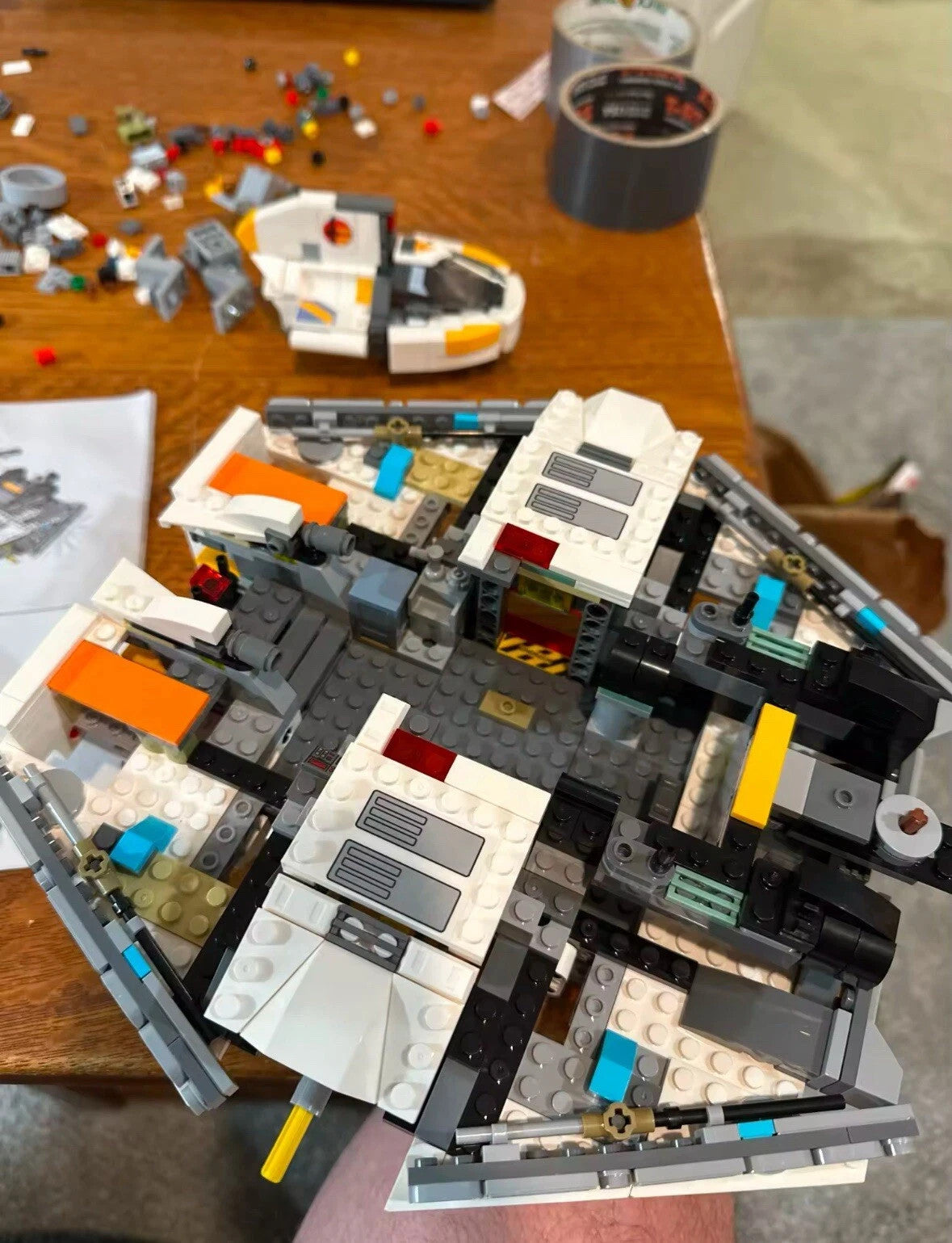 NEW 1394 PCS Star Wars Ghost Phantom II Ship 75357 Type Rebels Ahsoka Build