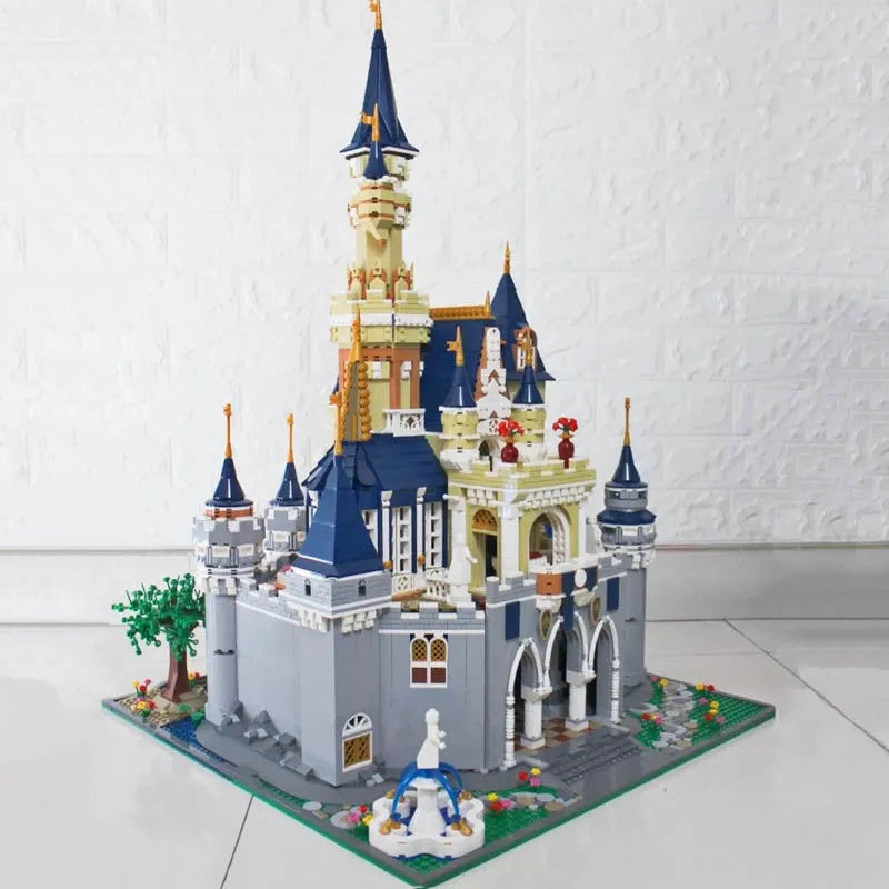 MOC Creative Expert Girl Princess Paradise Castle Bricks Toy