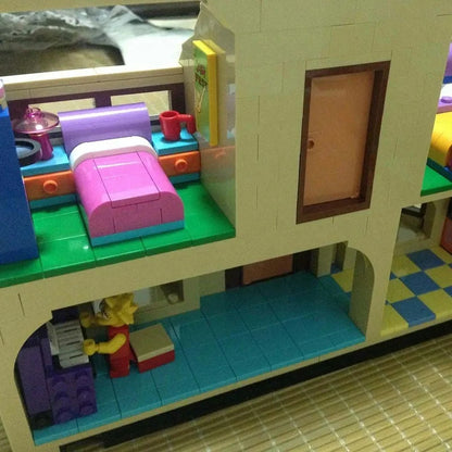 MOC Movie Creator The Simpsons House Bricks Toys