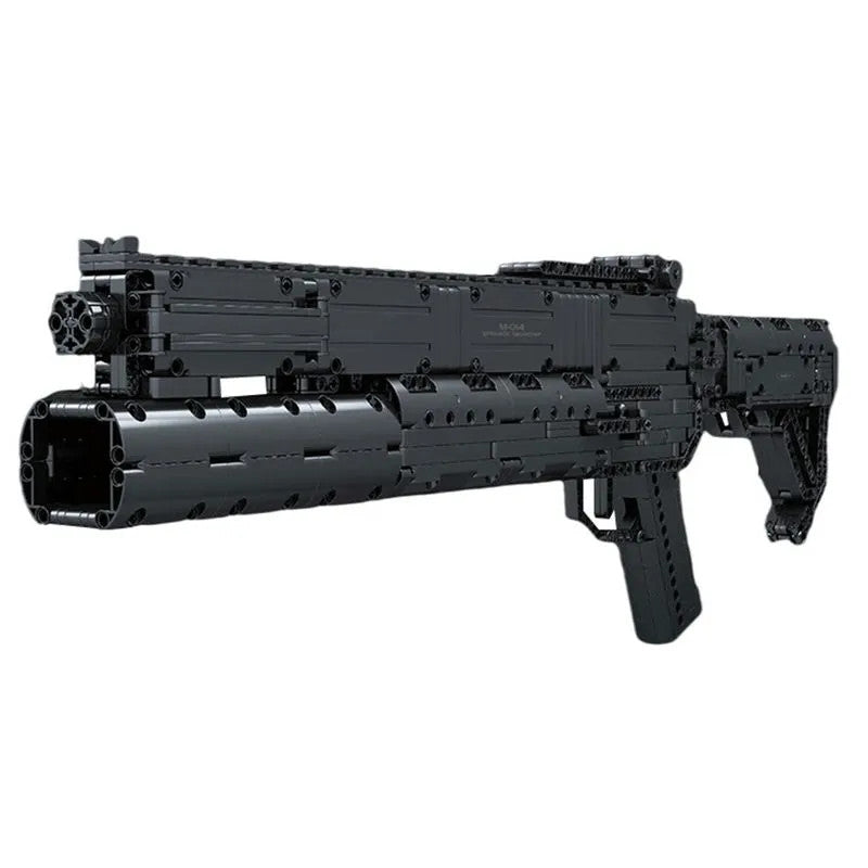 MOC Military Motorized Grenade Launcher Gun Bricks Toy 14014