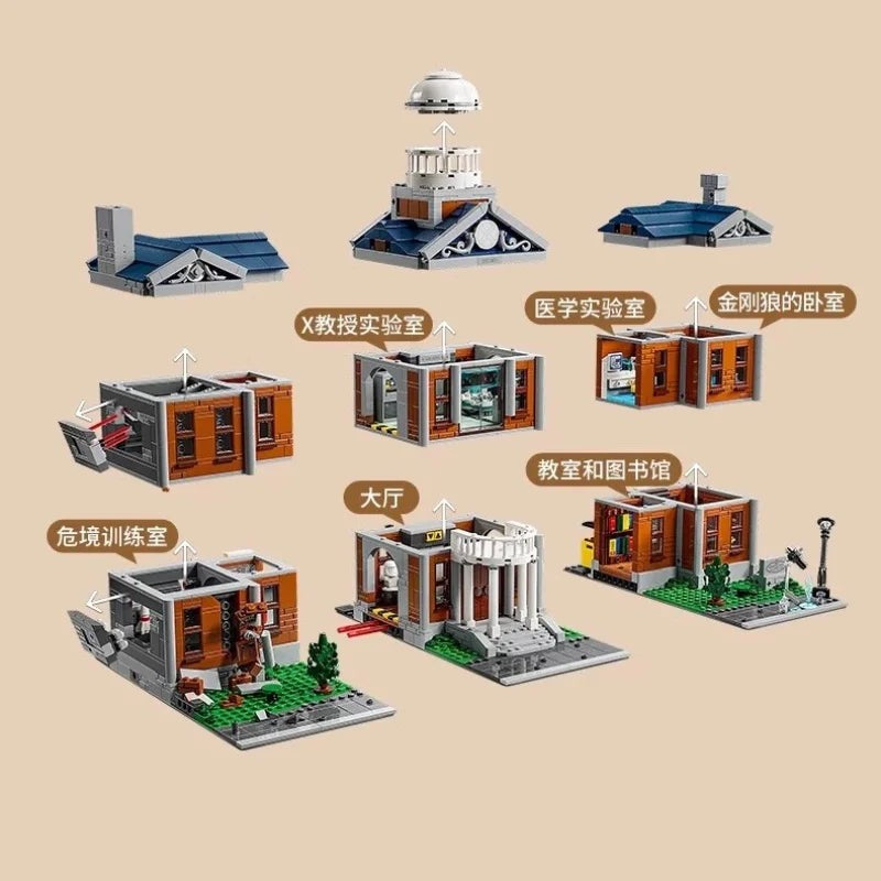 NEW 76294 X-Mansion Hero Base Building Block Set