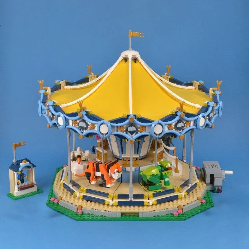 MOC 15036 Creator Expert Motorized Carousel Bricks Toy