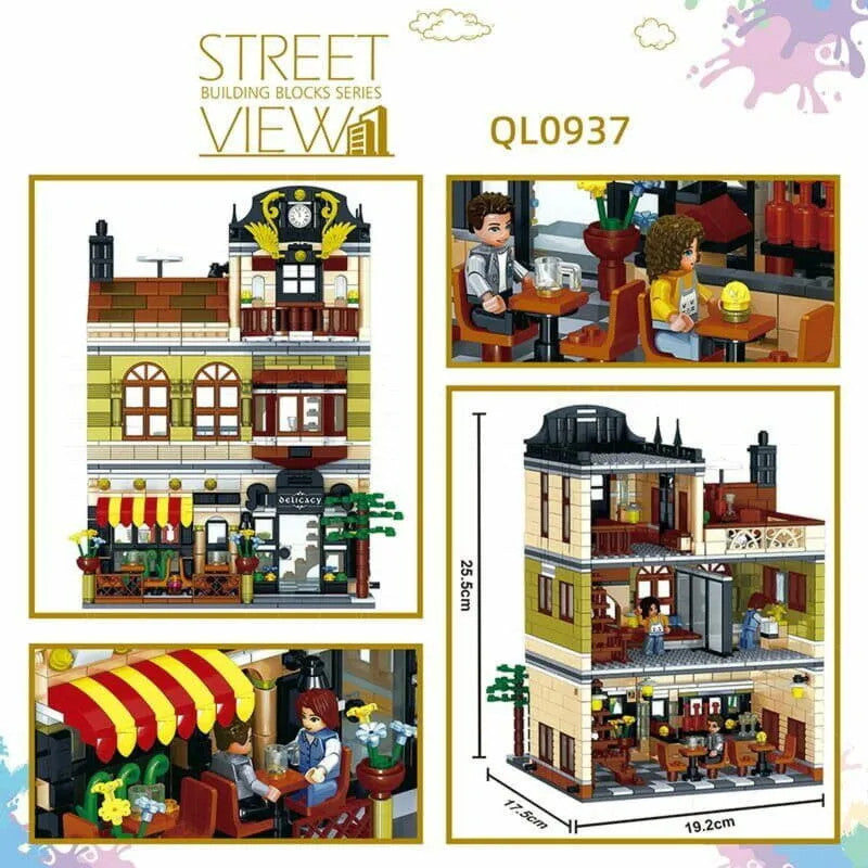 Creator Expert MOC City Chinese Restaurant Bricks Toys