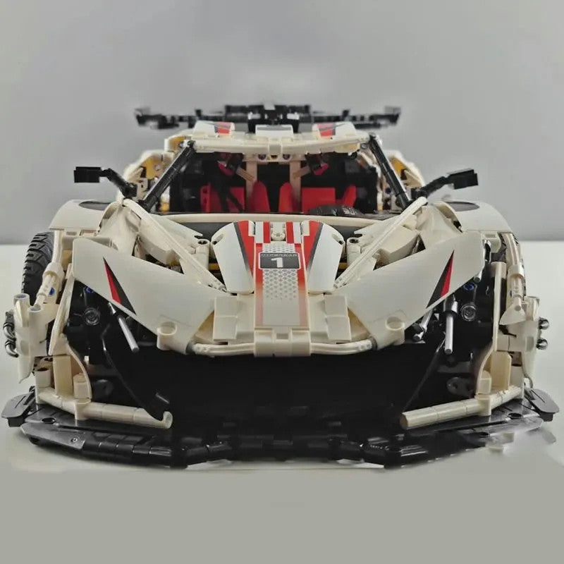 Tech MOC RC Motorized Apollo IE Racing Car Bricks Toy 61053