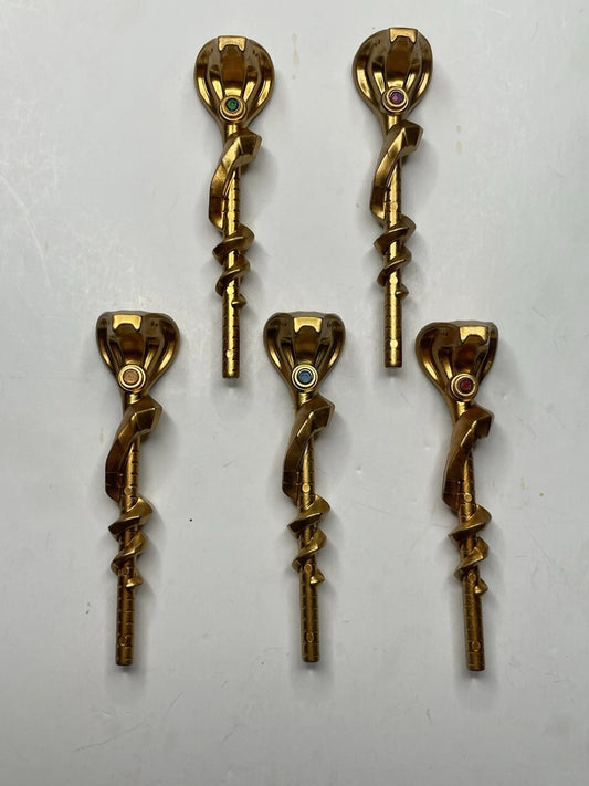 NEW Ninjago Serpentine Generals Golden Staffs Custom Lego Weapons