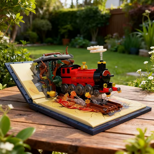 NEW SEALED 889 Piece Harry Potter Hogwarts Express Train MOC Kit Building Set