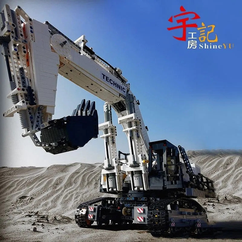 MOC RC APP City Mining Excavator Truck Bricks Toys